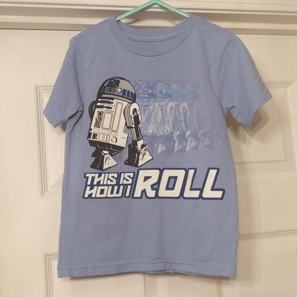 Little boys R2-D2 t-shirt. Size 4. Disney.